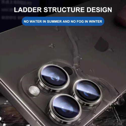 iPhone 17 Pro / iPhone 17 Pro Max Narancssárga Lito Titanium AR Kameraüveg üvegfólia