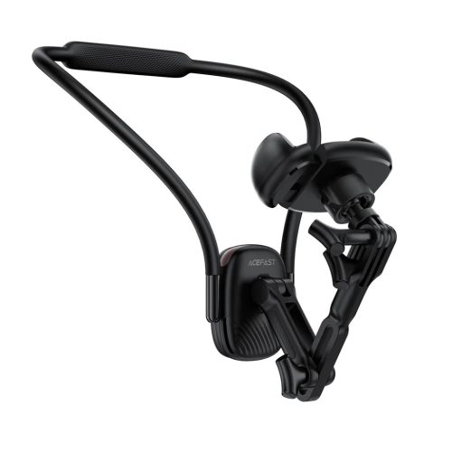 GoPro, Telefon Acefast Nyak Telefon Tartó (E33) - Bilinccsel, 360°-ban Állítható, Biztonságos Illeszkedés, Szilikon Nyakpánt - Fekete