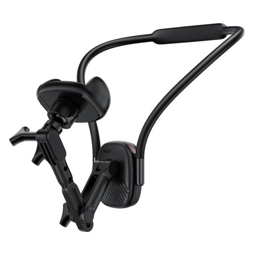 GoPro, Telefon Acefast Nyak Telefon Tartó (E33) - Bilinccsel, 360°-ban Állítható, Biztonságos Illeszkedés, Szilikon Nyakpánt - Fekete