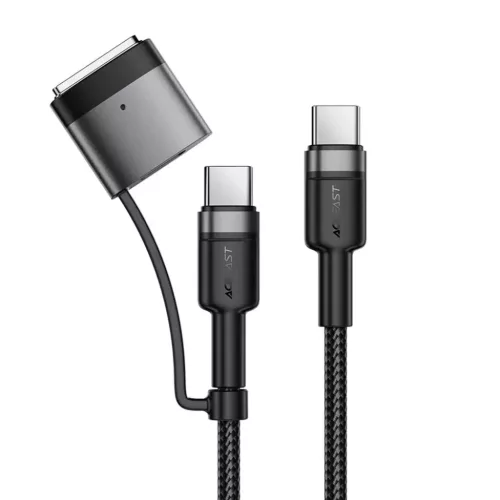 Acefast - Adatkábel (C22-05) - Gyors töltés, Type-C to Type-C, MagSafe 3 Adapter, 240W, 48V/5A, 1.2m - Fekete
