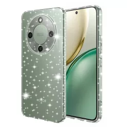   Honor Magic8 Lite Techsuit SparkleSkin Series Átlátszó tok