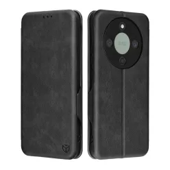 Honor Magic8 Lite Fekete Techsuit Safe Wallet Plus tok