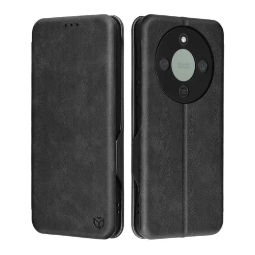 Honor Magic8 Lite Fekete Techsuit Safe Wallet Plus tok
