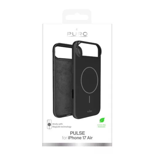 Puro Pulse védőtok iPhone 17 Air polikarbonát - Fekete tok