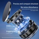 XO DESIGN C177, Univerzális, Fekete mágneses autós tartó magsafe