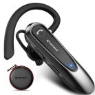 Premium Bluetooth Headset Techsuit (THB54) - Bluetooth, dupla mikrofon - Fekete