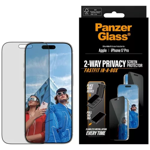 PanzerGlass Ultra-Wide Fit Fastfit iPhone 17 Pro Max üvegfólia