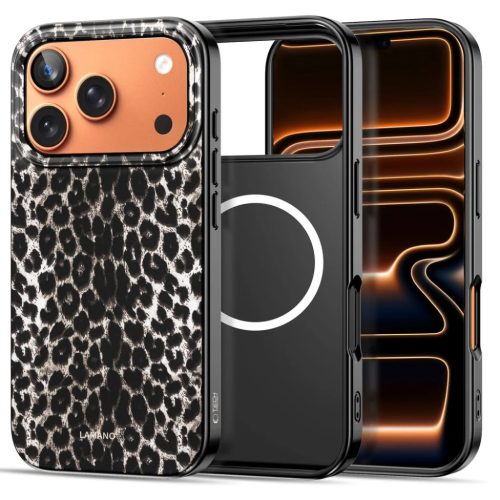 iPhone 17 Pro Max Tech-Protect Lamano Magsafe Leopard tok