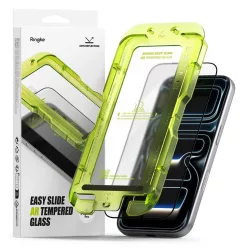   iPhone 17 Pro Ringke Easy Slide tükröződésmentes edzett üveg átlátszó üvegfólia