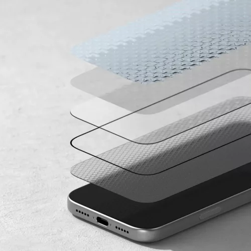 iPhone 17 Pro Ringke Easy Slide tükröződésmentes edzett üveg átlátszó üvegfólia