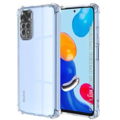   Xiaomi Redmi Note 11 / Note 11S Techsuit - Ütésálló Átlátszó Szilikon - Átlátszó tok
