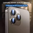 iPhone 17 Pro / iPhone 17 Pro Max Titánium AR Kameraüveg - Navy Blue Lito üvegfólia