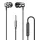 Dudao X10PRO fülbe helyezhető fülhallgató, vezetékes, 3.5mm mini jack - fekete