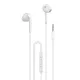 Dudao X3 Wired USB-C In-Ear Headphones - White