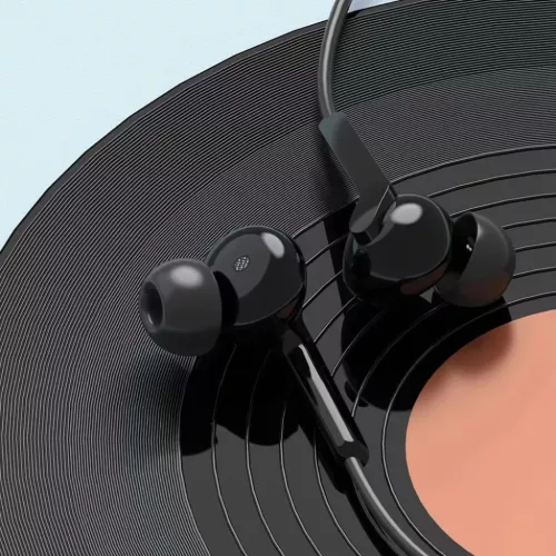 Dudao X3 Vezetékes USB-C In-Ear Fülhallgató - Fekete