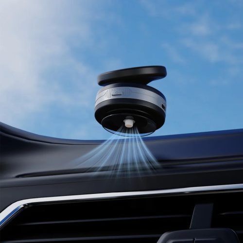 Dudao F24MAX autós telefontartó 15W vezetéknélküli töltéssel, MagSafe kompatibilis, automata tapadókoronggal - fekete