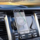 Dudao F24 MagSafe Kompatibilis Autós Tartó Szélvédőre vagy Műszerfalra Tapadókoronggal - Fekete