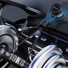 Dudao F24 MagSafe Kompatibilis Autós Tartó Szélvédőre vagy Műszerfalra Tapadókoronggal - Fekete