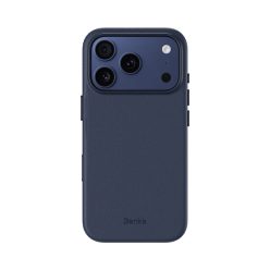   iPhone 17 Pro Max Kék Benks Magnetic Vita Pro Silicone (A070) tok (Kamera Vezérlő Gomb)