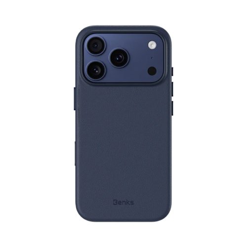 iPhone 17 Pro Max Kék Benks Magnetic Vita Pro Silicone (A070) tok (Kamera Vezérlő Gomb)