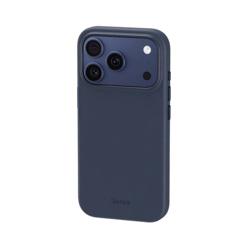 iPhone 17 Pro Max Kék Benks Magnetic Vita Pro Silicone (A070) tok (Kamera Vezérlő Gomb)