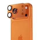 iPhone 17 Pro Benks Edzett üveg Glass Warrior Fém Integrált Lencsevédő (C069) narancs üvegfólia (3 darab lencse)