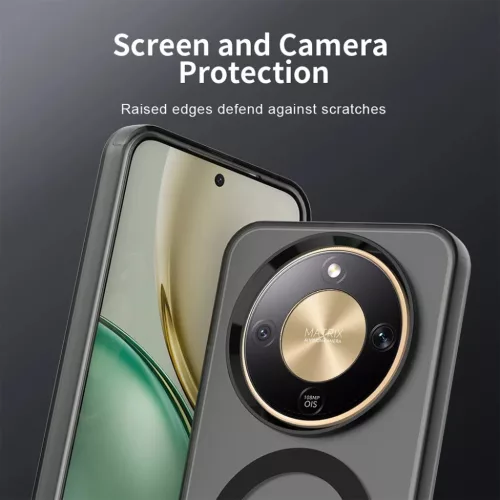 Honor Magic8 Lite Techsuit - CandyCase MagSafe - Fekete tok