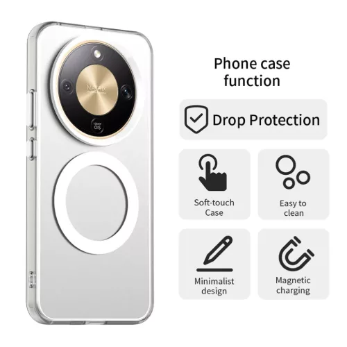 Honor Magic8 Lite White Techsuit - CandyCase MagSafe tok