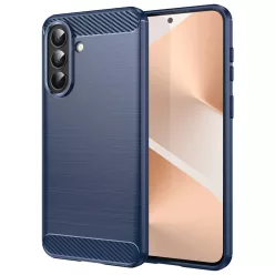 Samsung Galaxy A57 5G Kék Techsuit Carbon szilikon tok