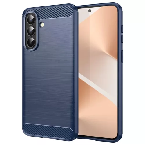 Samsung Galaxy A57 5G Kék Techsuit Carbon szilikon tok