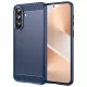 Samsung Galaxy A57 5G Kék Techsuit Carbon szilikon tok