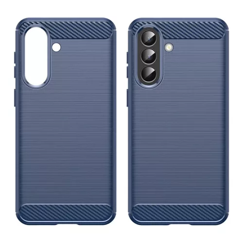 Samsung Galaxy A57 5G Kék Techsuit Carbon szilikon tok