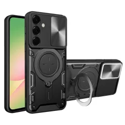 Samsung Galaxy A57 5G Techsuit CamGuard Pro Fekete tok
