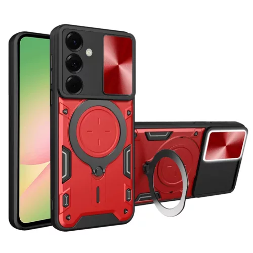 Samsung Galaxy A57 5G - Red Techsuit CamGuard Pro tok