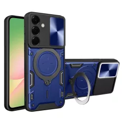 Samsung Galaxy A57 5G CamGuard Pro Techsuit - Kék tok