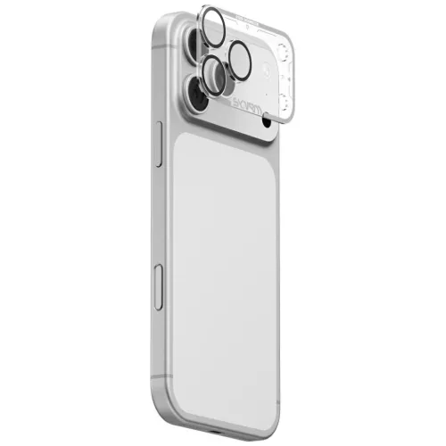 iPhone 17 Pro Max Camera Lens Glass Skinarma Magma Full Matte üvegfólia szürke