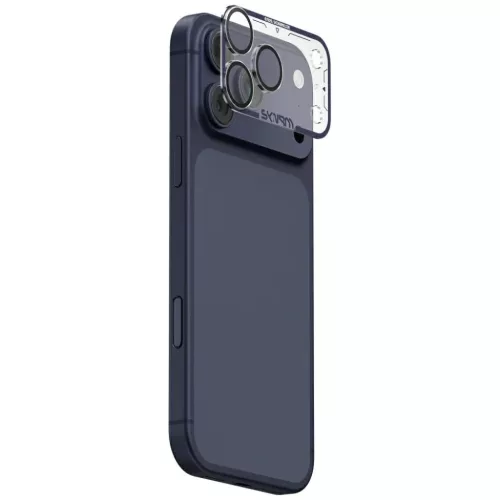 iPhone 17 Pro Camera Lens Glass Skinarma Magma Full Matte kék üvegfólia