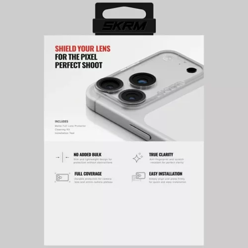 iPhone 17 Pro Camera Lens Glass Skinarma Magma Teljesen Matt szürke üvegfólia
