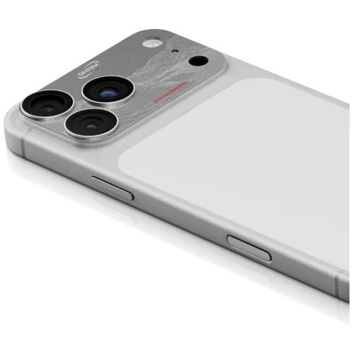 iPhone 17 Pro Max Kameralencse Üvegfólia Skinarma Sonix Teljes Alumínium ezüst üvegfólia
