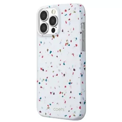   iPhone 13 Pro Max UNIQ Coehl Terrazzo tok, természetes fehér