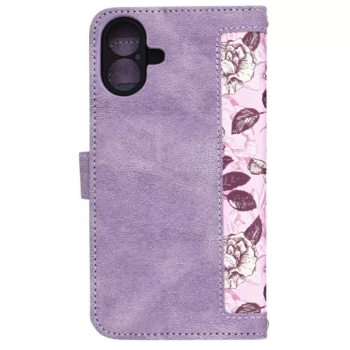 Techsuit - FlipCraft - iPhone 16 Plus - Titokzatos Lila tok