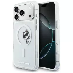   iPhone 17 Pro Max Karl Lagerfeld IML Peekaboo MagSafe átlátszó tok