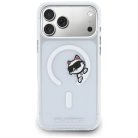 iPhone 17 Pro Max Karl Lagerfeld IML Peekaboo MagSafe átlátszó tok