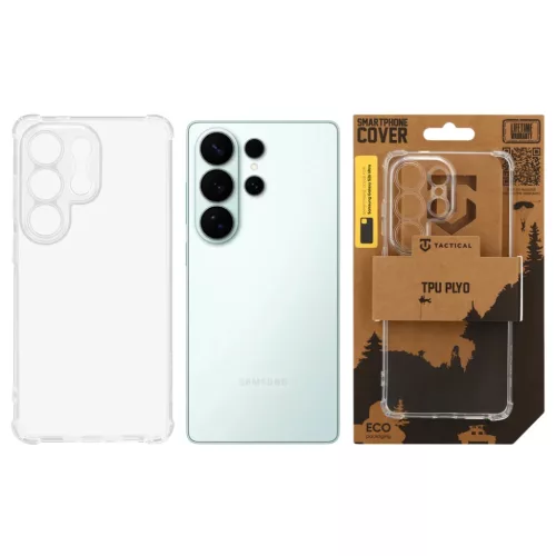 Samsung Galaxy S26 Ultra átlátszó Tactical TPU Plyo tok