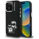 iPhone 16 Pro Karl Lagerfeld Szilikon Karl&Choupette Sketch MagSafe tok fekete
