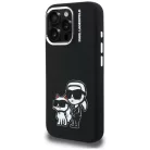 iPhone 16 Pro Karl Lagerfeld Szilikon Karl&Choupette Sketch MagSafe tok fekete