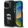 iPhone 16 Pro Karl Lagerfeld Szilikon Karl Sketch MagSafe fekete tok