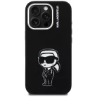 iPhone 16 Pro Karl Lagerfeld Szilikon Karl Sketch MagSafe fekete tok