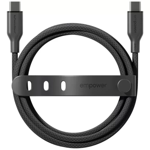 PanzerGlass Empower Racing 240W USB-C–USB-C kábel 1.2m fekete