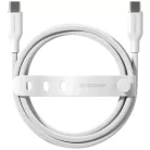 PanzerGlass Empower Racing 60W USB-C - USB-C Kábel 2m ezüst-fehér